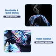thumbnail image 4 of PROALLO Girls Bathing Suits Two-Piece Swimsuit with Boyshorts Vest-Style Tankini(12-13T Color Flower), 4 of 5