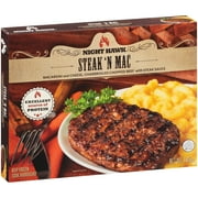 Night Hawk Steak 'N Mac Meal 7.05 oz. Box Frozen Meal Full Single Serve Contains: Milk, Soy, & Wheat