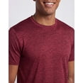 thumbnail image 5 of Real Essentials 5 Pack: Men's Dry-Fit Short Sleeve Crew Neck T Shirts Fitness Running Gym Workout Cool Exercise Athletic Tee, 5 of 8