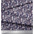 thumbnail image 3 of Soimoi polyester Crepe Fabric Texture,Autumn & Oak Leaves Decor Fabric Printed Yard 52 Inch Wide, 3 of 3