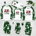 thumbnail image 2 of Matching Family Christmas Pajamas, Green Plaid, Cozy Holiday Joy Set, Full Size with Pet Outfit, 2 of 7