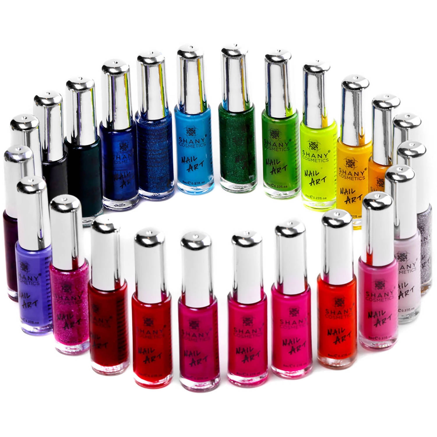 Shany Cosmetics Nail Art Polish Set 0 27 Fl Oz 24 Count Shany Cosmetics Nail Art Polish Set 0 27 Fl Oz 24 Count