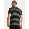 thumbnail image 3 of Nirvana Men's & Big Men's Smiley Striped Graphic Tee, Sizes S-3XL, 3 of 5