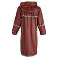 thumbnail image 2 of girls kids waterproof full length long hooded raincoat jacket coat for children, 2 of 3