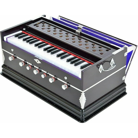 Harmonium 7 Stopper Double Bellow 39 Key 440Hz Long Sustain Sound Export Quality