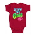 thumbnail image 1 of Justaucorps Bébé "Kiss My Sass" - Rouge - 6M, 1 of 1