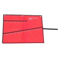 thumbnail image 4 of Bolsa para llaves inglesas, duradera, roja, enrollable, organizador de herramientas, tela Oxford 25 bolsillos, 4 of 9