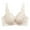 Beige, variant on KDFJPTH Strapless Bras for Women Underwire Push-Up Yoga Bra Solid Beige 34B