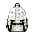 thumbnail image 3 of Sushi Party Themed Student Backpack Featuring Cartoon Sushi Rice and Fish Designs Durable and Water-Resistant Book Bag Comfortable with Padded Shoulder Straps, 3 of 6