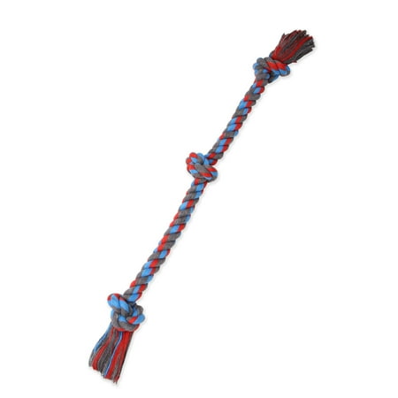UPC 746772200162 product image for Mammoth Flossy Chews Cottonblend 3 Knot Tug Rope Dog Toy  Extra-Large  36   Asso | upcitemdb.com