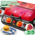 thumbnail image 4 of Joyfy BBQ Grill Playsetfor Kids, Kitchen Toy Set with Pretend Smoke, Color-Changing Play Kitchen Accessories, Indoor Outdoor Cooking Toy for Boys Girls Christmas Birthday Gift, 4 of 8