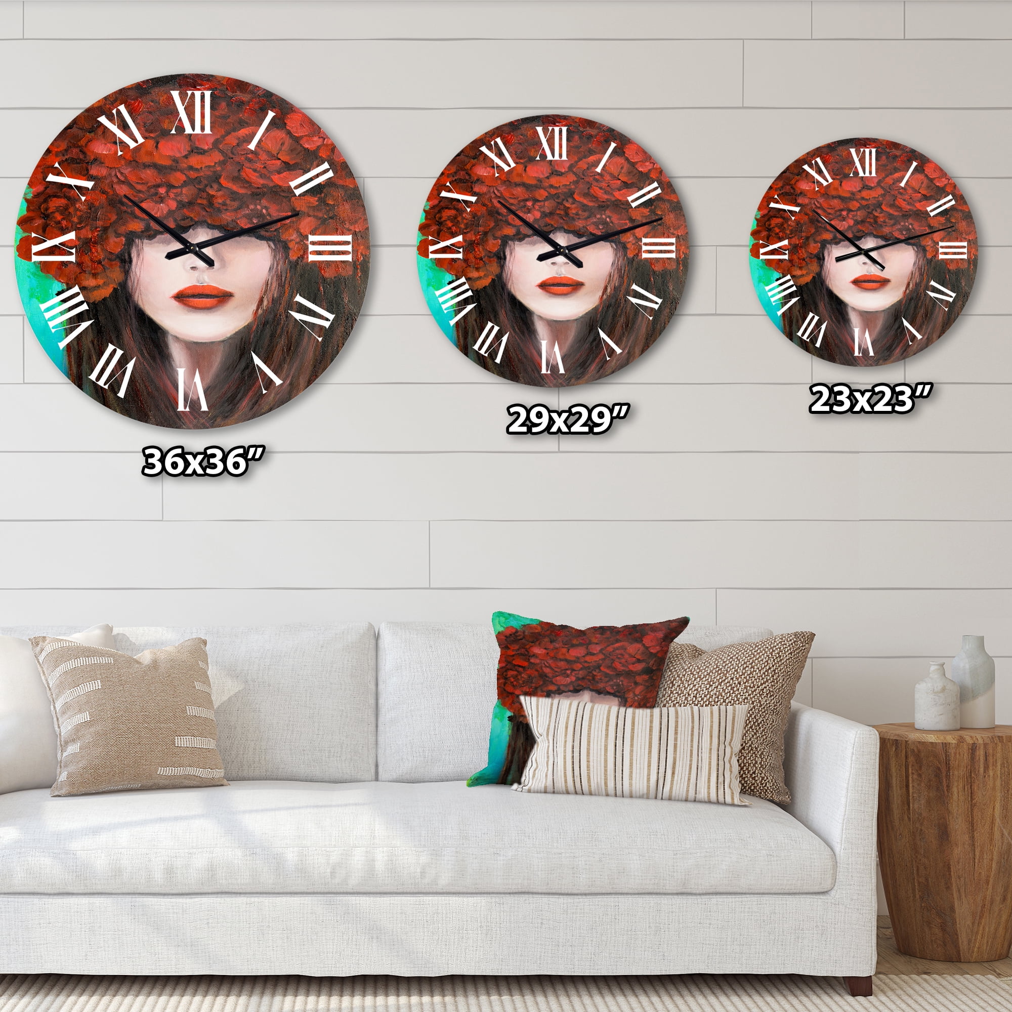 Designart 1 in Quartz Modern/Contemporary Wall Clock