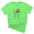 thumbnail image 4 of T-shirt de la Saint-Patrick pour Femme, Mode, Col Rond, Imprimé, Manches Courtes, T-shirt Décontracté Ample, Hauts, T-Shirts de la Saint-Patrick pour Femmes, 4 of 6