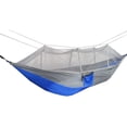 thumbnail image 1 of Portable Double Swing Hammock Nylon Bed With Mosquito Net For Campinghiking, 1 of 5