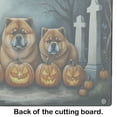 thumbnail image 2 of Chow Chow Spooky Halloween Glass Cutting Board Large 12 in x 15 in, 2 of 5