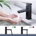 thumbnail image 5 of Matte Black Single Hole Bathroom Faucet, Pop-up Drain Assembly Included, Ceramic Cartridge for Reliable Water Control, Solid Brass Structure for Corrosion Resistance, Easy to, 5 of 5