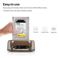 thumbnail image 2 of USB 3.0 IDE/SATA Hard Drive Docking Station for 2.5"/3.5" HDDs with TF/SD Card Reader, One Touch Backup, 5Gbps Transfer Speed, Overcurrent/Overheat Protection, Compatible with Windows/Mac, US Plug -, 2 of 6