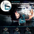 thumbnail image 4 of 18V Cordless LED Work Light for Makita 14.4V-18V Lithium Battery,2000LM Outdoor Wide Illumination Flashlight with USB Charge Port,for Car Repair Camping Hiking Garage Basement Emergency Lighting, 4 of 7