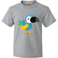 thumbnail image 3 of Inktastic Tropical Parrot, Colorful Parrot, Tropical Bird Youth T-Shirt, 3 of 5