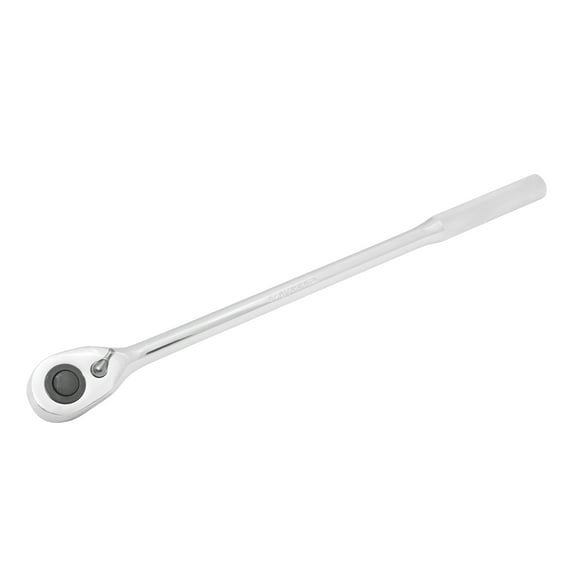 Urrea 1/2 In Drive, Chrome Plated, Long Handle Reversible Ratchet
