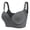 Grey, variant on Women's Push Up Bra Full-Coverage Hides Back Fat Deep Cup Underwire Bra Smoothing T-Shirt Bra Sculpting Uplift Bra Plus Size with Shapewear