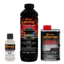 Custom Coat GM White 1 Quart Urethane Spray-On Truck Bed Liner Kit - Easy Mixing , Prevent Stop Rust