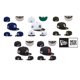 thumbnail image 2 of [Nuevo] Mlb Calcetines Blancos Team Yangji Hombres Y Mujeres Deportes Al Aire Libre Sombreado Gorra Hip-hop Casual Number Cap Gao Jiahui unisex, 2 of 2