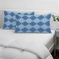 thumbnail image 4 of Blue Geometric Pillow Covers 12"x20", Retro Morocco Abstract Art Soft Brushed Microfiber Breathable Throw Pillow Covers, Decorative Pillowcase with Zipper for Couch Sofa Bedroom Living Room, 4 of 9