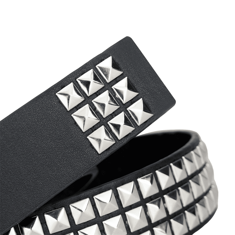 Women Men Belt, Adjustable Studded Belt, Metal Punk Rock Women Men Belt, Adjustable Studded Belt, Metal Punk Rock