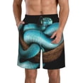 thumbnail image 1 of Fotbe Blue Viper Snake Trajes de Baño Estampados para Hombre, Shorts de Verano de Secado Rápido, Ropa de Playa, Bañadores-X-Large, 1 of 6