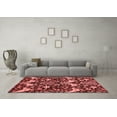 thumbnail image 3 of Ahgly Company Indoor Rectangle Abstract Red Modern Area Rugs, 7' x 9', 3 of 4