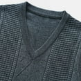 thumbnail image 3 of Bcfgryg Men's New Wear Autumn And Winter Warm Comfort Classic Business Sleeveless Casual Plush Vest V Neck Knit Solid Color Vest Vest for Men, 3 of 5