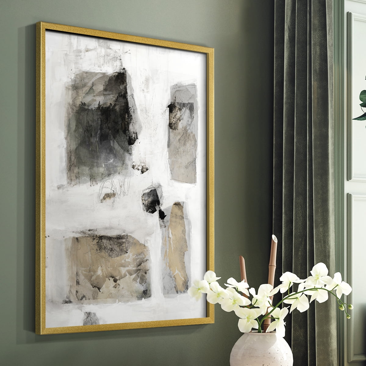 A Simple Love I V30 in Paper Solid Wood 11 x 14 Framed Print