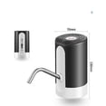 thumbnail image 3 of Portable Electric Water Dispenser Pump for 2-5 Gallon Bottles - USB Charging, Silicone Tube, 3 of 5