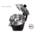 thumbnail image 4 of HUDSON VALLEY | Set Cafetera Italiana de Aluminio 290 ml, ideal para 6 tazas + 2 Pocillos y 2 Platos de Cerámica, Cafetera Moka Clásica para Café Espresso, Compacta y Duradera, Color Negro, 4 of 6
