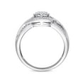 thumbnail image 3 of Everly Unisex Diamond 10K White Gold Engagement Ring, 3 of 5