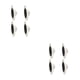thumbnail image 1 of sweethay Paquete de 4 poleas adhesivas, rueda autoadhesiva Universal de 360 grados, cubo deslizante, rodillo de de bajo ruido, rueda para Type6 NO6, 1 of 6