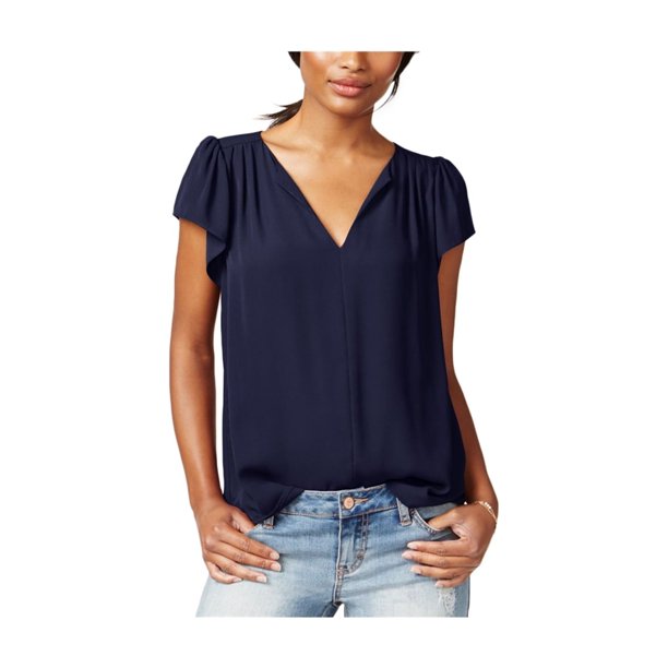 maison Jules Blusa de manga larga para mujer, azul, pequeña maison Jules Pull-over