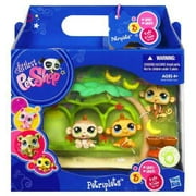 Angle View: Littlest Pet Shop Petriplets Monkey Figure 3-Pack