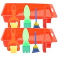 thumbnail image 2 of 2 Ensembles Rouleau Éponge pour Enfants Outils de Peinture Éponge avec Plateau, 2 of 8