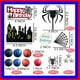 thumbnail image 3 of Adorno para pastel tema Spider Tyotrbs 44 piezas para fiesta de cumpleaños, 3 of 7