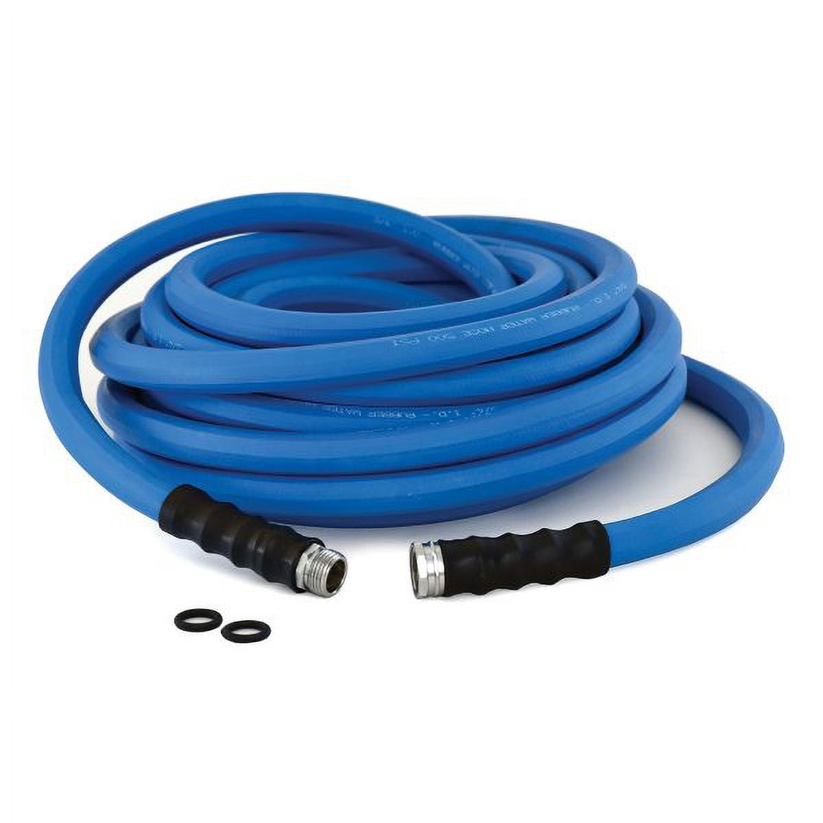 BluBird BluSeal 5/8" Lawn Garden Water Hose Hot/ Cold Lightweight Professional Grade 100% Rubber Hose - 50 Feet