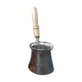 thumbnail image 4 of GUOOL Turkish Coffee Pot Kitchen with Long Handle Cafe Bar Greek Arabic Coffee Pot 225ml, 4 of 9