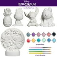 thumbnail image 6 of Innovative Designs Disney Stitch DIY Paint Your Own Figurines Arts and Crafts Set for Kids, Jumbo Figurines, Paint, Paint Brush, Glitter, and Gem Adhesives, 6 of 9
