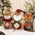 thumbnail image 2 of Toystoory Botella de almacenamiento Bolsas de dulces con asa Paquete de recuerdo portátil reutilizable de punto para decoraciones de árboles de Navidad Kits de decoración para fiestas Alce Toystoory HA068074-03, 2 of 6