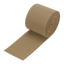 Uxcell Elastic Bands for Sewing 3"(7cm) 5 Yard Light Brown Knit Elastic Spool for Wigs, Waistband, Pants