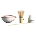 thumbnail image 2 of 4x de Matcha Japonés Accs con Cuenco de Cerámica Tradicional Multiusos con Soporte Profesional con Cucharilla para l Principiante D BLESIY batidor de matcha, 2 of 4
