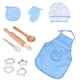 thumbnail image 2 of 11pcs Kids Cooking And Baking Set Kitchen Costume Role Play Kits Apron Hat, 2 of 5