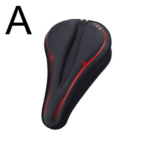 Thick Gel Bike Seat Cover - Memory Foam Cushion for MTB/Road (3 Colors)