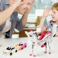 thumbnail image 3 of Car Transform Figurines Transforming Car Toy Ultimate Transforming Car Toy (Colorful Pink), 3 of 10